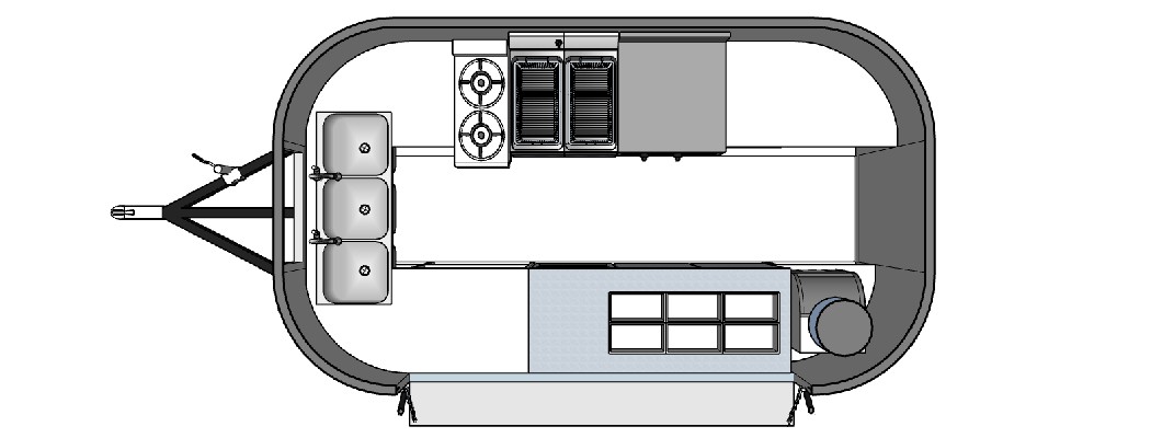 airstream food truck floor plan